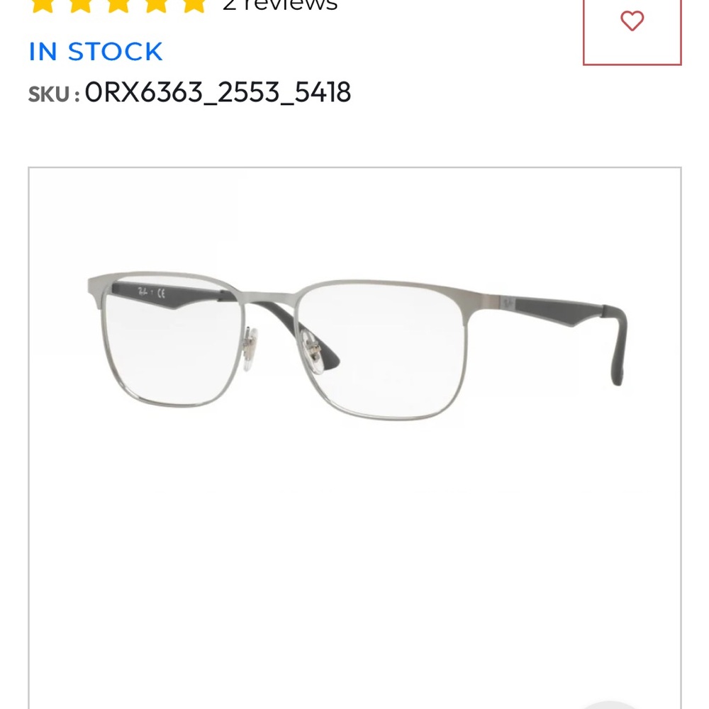 Raybans metal frames RB 6363 2553.